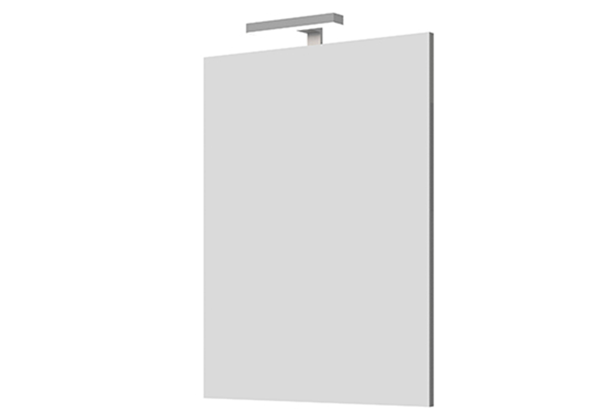 Απεικονίζεται ο καθρέπτης του επίπλου μπάνιου